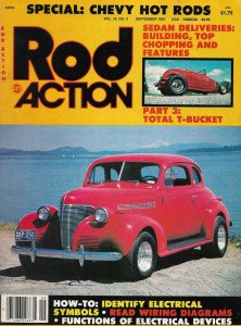 ROD ACTION 1981 SEPT - TOP CHOPPING, TOTAL T-BUCKET PART III, WIRING DIAGRAMS